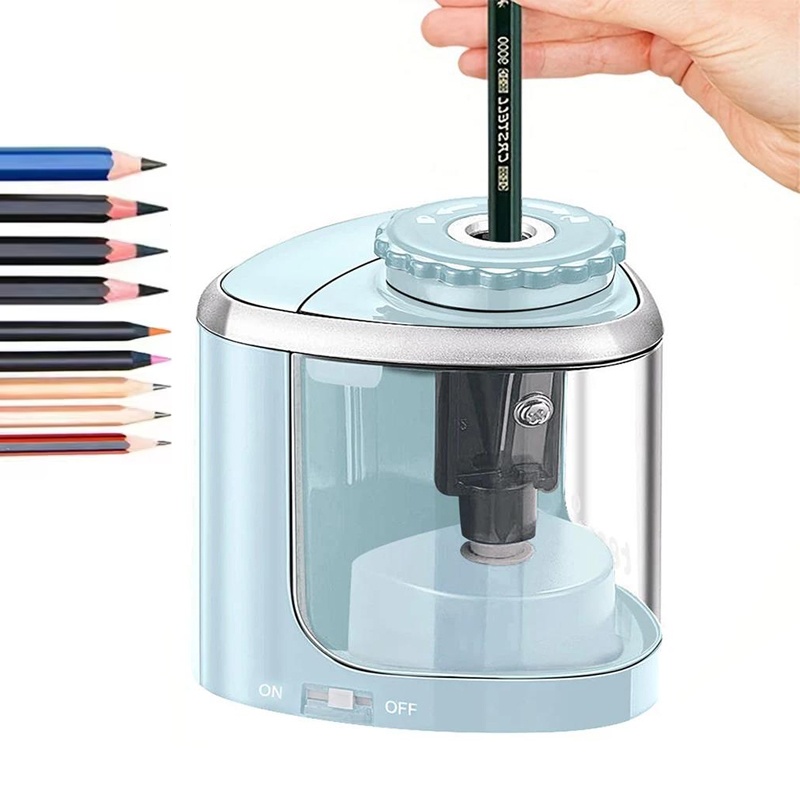 Electric Pencil Sharpener Usb - Pengasah Pensil Elektrik Otomatis Pengasah Pensil