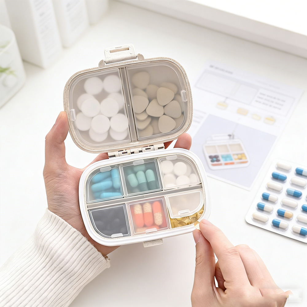 Stationery - Kotak Penyimpanan Obat Portabel Kotak Perlengkapan