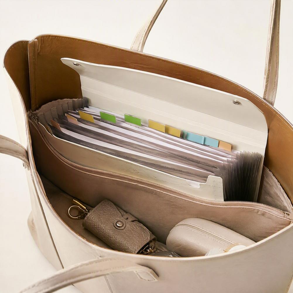 Expandable Accordion File Folder 13 Pockets - Folder File yang Dapat Diperluas, Organizer
