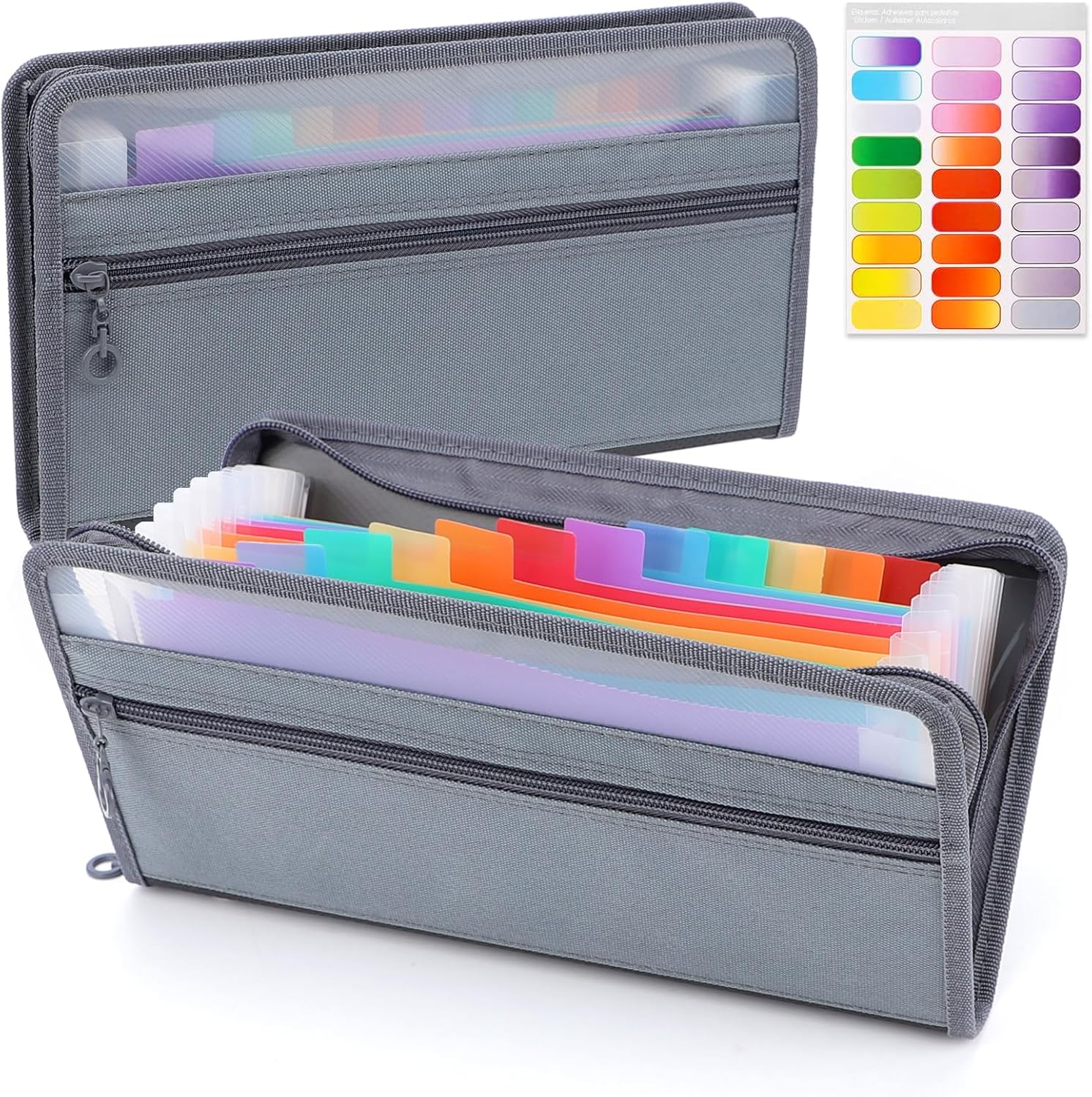 Expandable Accordion File Folder 13 Pockets - Organizer File Akordion Kecil A6 dengan