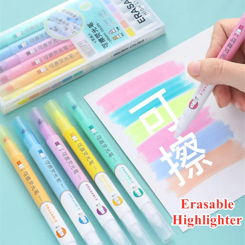 Pastel Highlighter Set Double Ended - Set Stabilo 6 Warna Yang Dapat