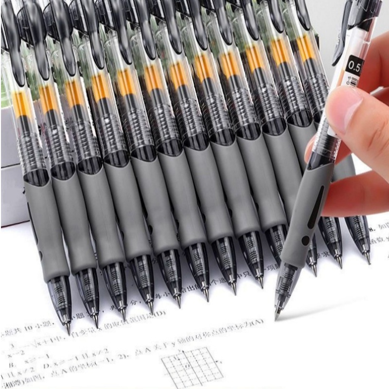 Stationery - 13/30pcs Set Pulpen Gel Retractable Tinta