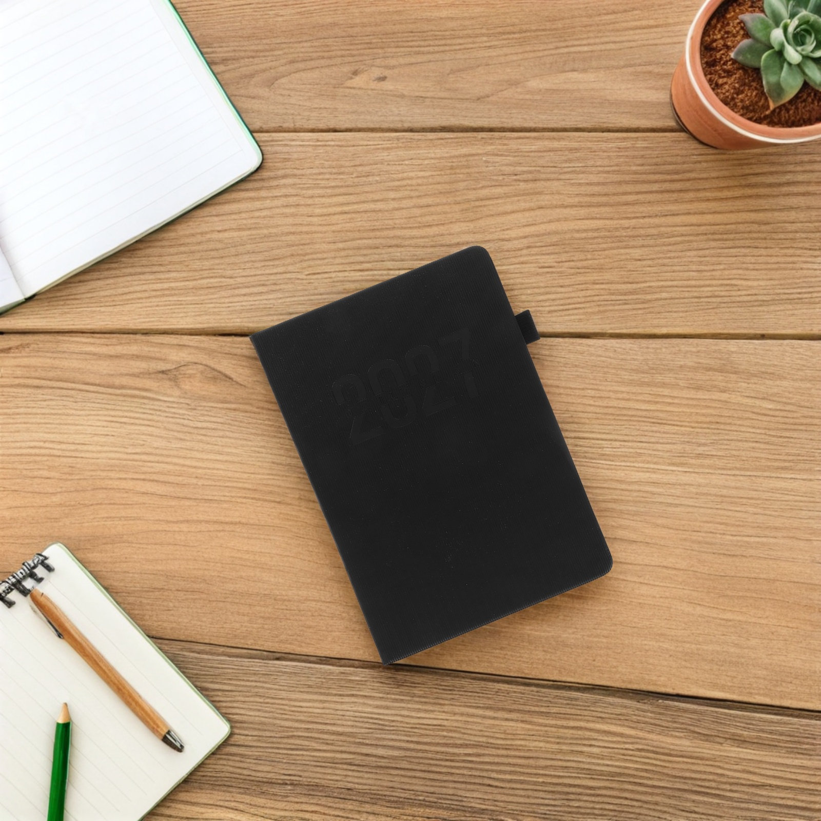 Spiral Bound Grid Notebook A5 - Buku Catatan Perencana Mingguan A5 120