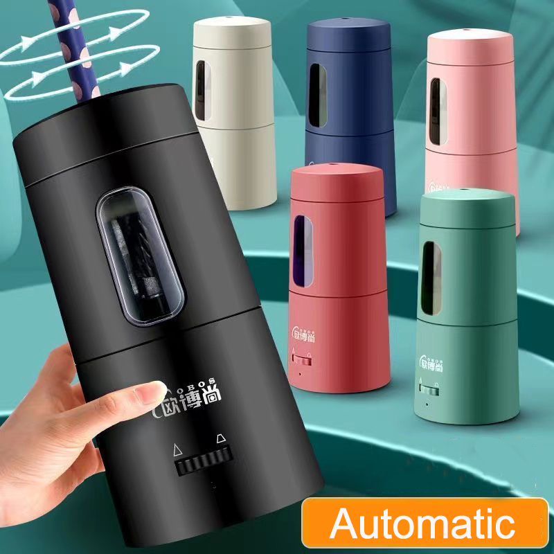 Electric Pencil Sharpener Usb - Rautan Pensil Elektrik Otomatis Kreatif Pengisian