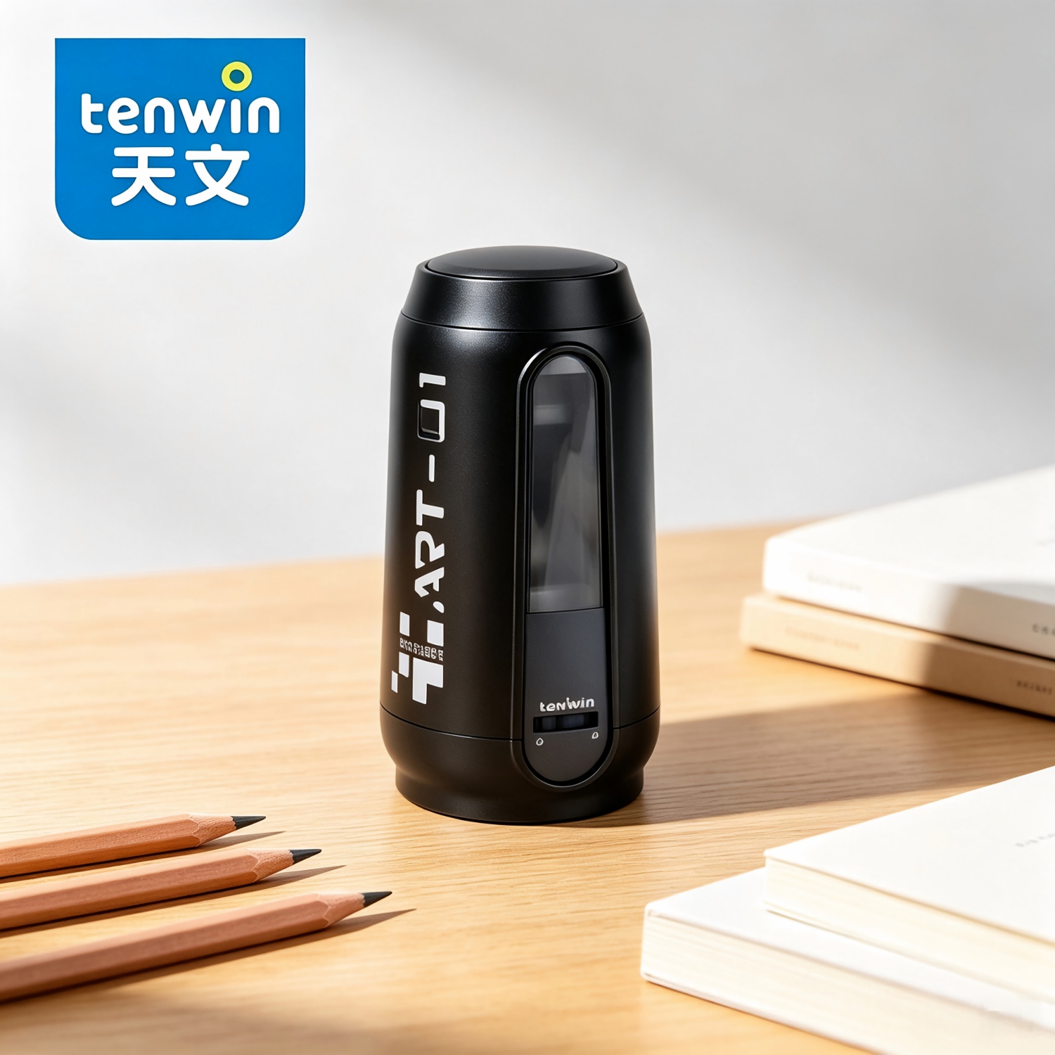 Electric Pencil Sharpener Usb - Pengasah Pensil Elektrik Otomatis Tenwin, Dapat