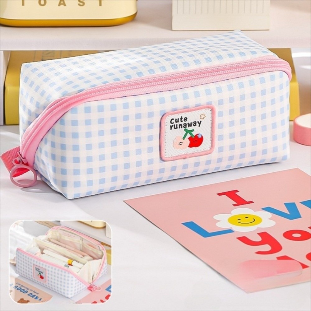 Aesthetic Large Pencil Case Pouch - Kotak Pensil Gaya Korea Kapasitas Besar
