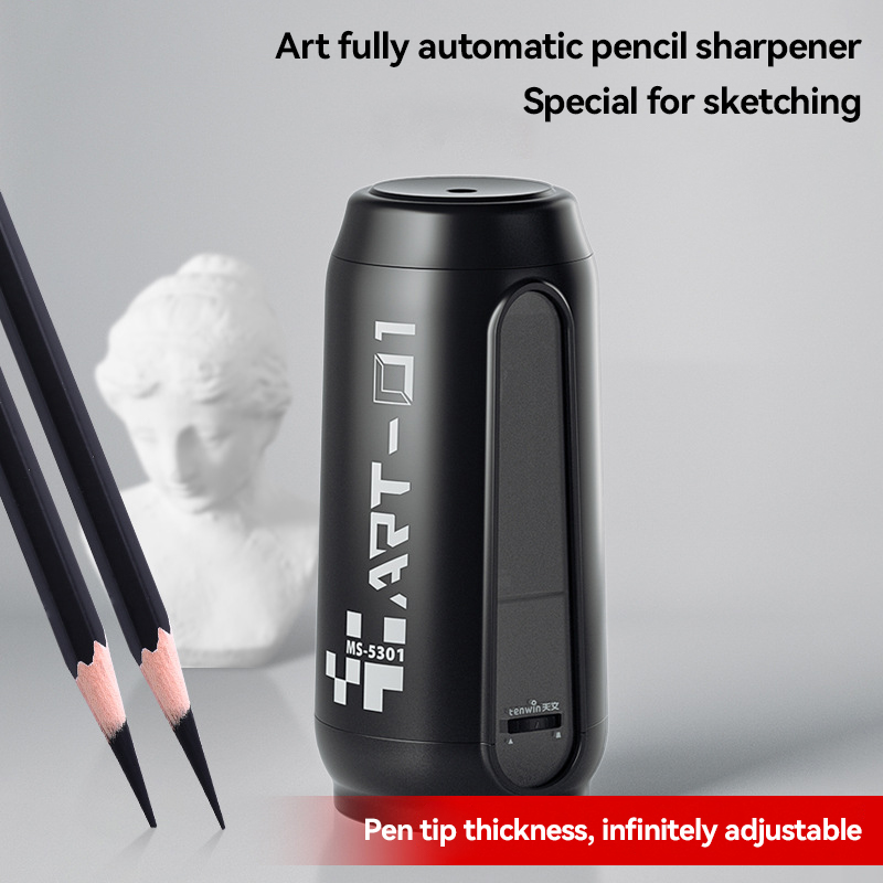 Electric Pencil Sharpener Usb - Pengasah Pensil Elektrik Otomatis Penuh, Ujung