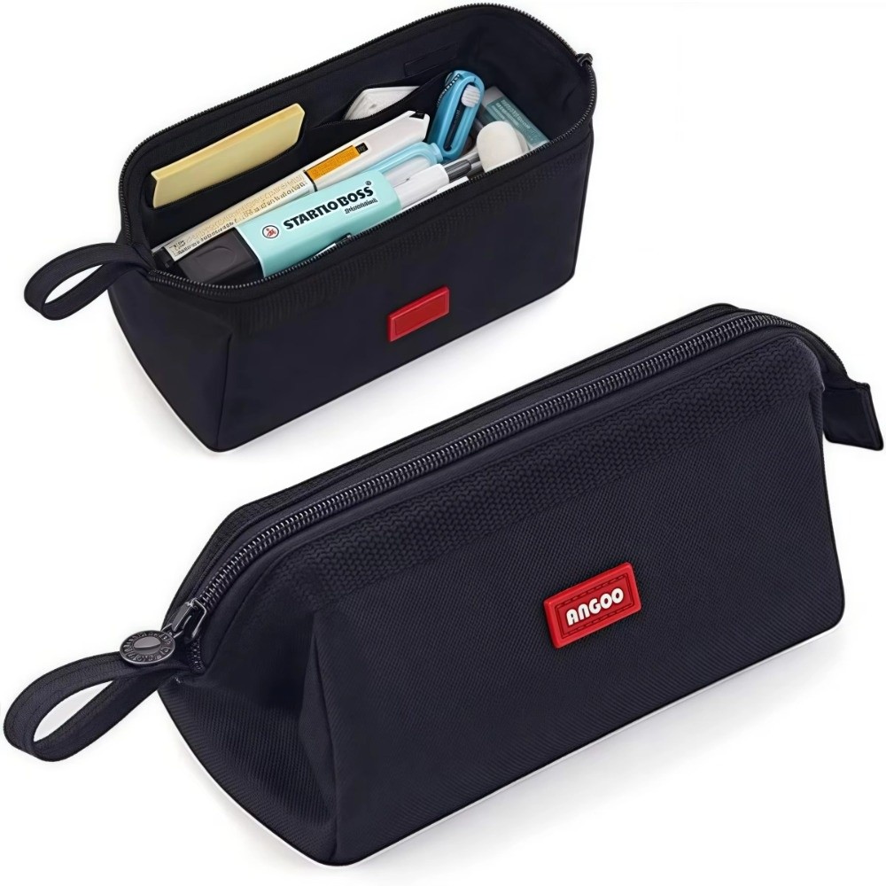 Aesthetic Large Pencil Case Pouch - Kantong Pensil Kanvas Kain Oxford Desain