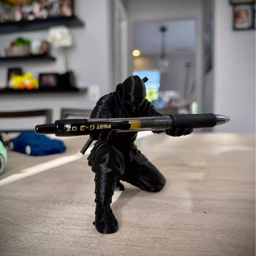 Stationery - Penyangga Pena Ninja Cetak 3D, Hiasan