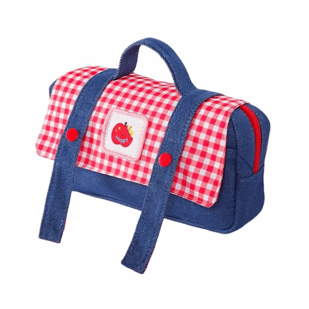 Tempat Pensil Denim Fruit Cowb - Aesthetic Large Pencil Case Pouch ulasan dan harga