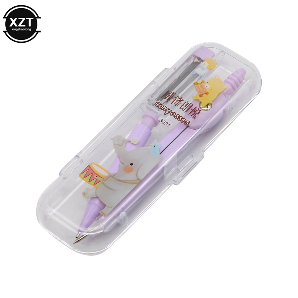 Kompas Sekolah Anak Perempuan  - Math Geometry Set With Compass ulasan dan harga