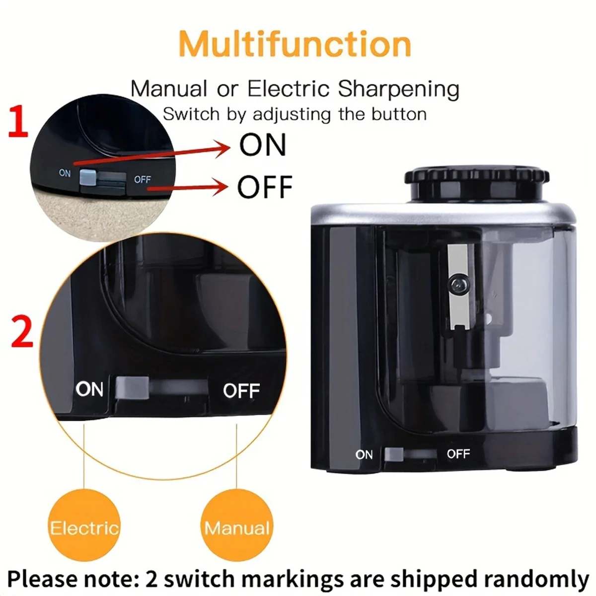 Rakitan Pengasah Listrik Penga - Electric Pencil Sharpener Usb ulasan dan harga
