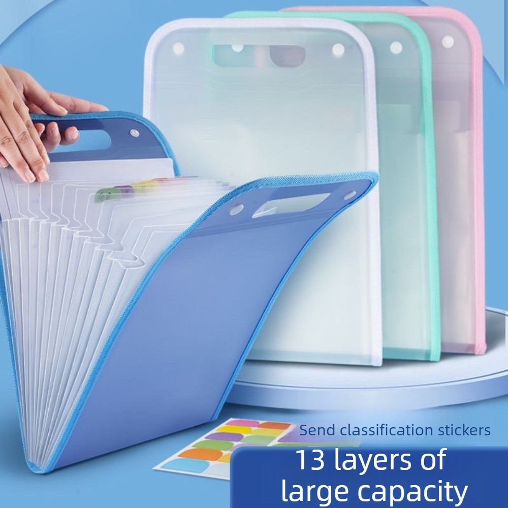 Folder File Akordion Transpara - Expandable Accordion File Folder 13 Pockets ulasan dan harga