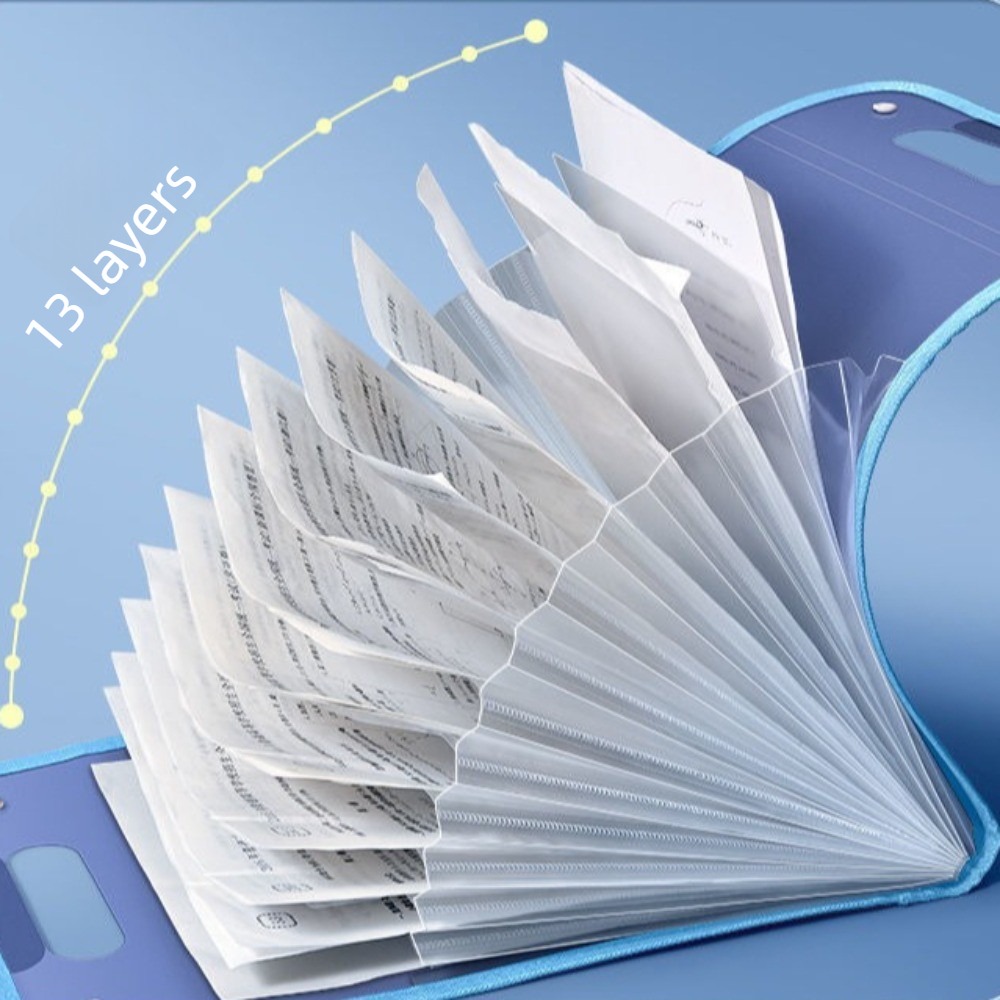 Folder File Akordion Transpara - Expandable Accordion File Folder 13 Pockets ulasan dan harga
