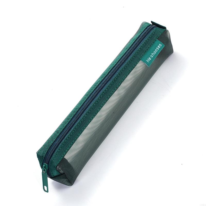 CORA Kotak Pensil Jaring Benin - Clear Mesh Pencil Pouch For Exam ulasan dan harga