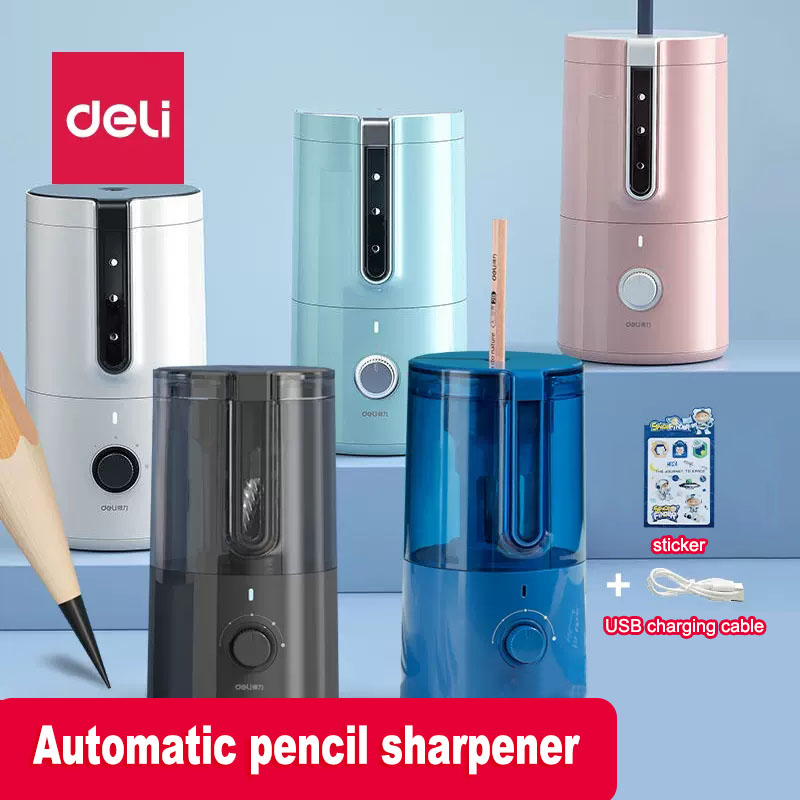 Deli Rautan Pensil Elektrik Ot - Electric Pencil Sharpener Usb ulasan dan harga