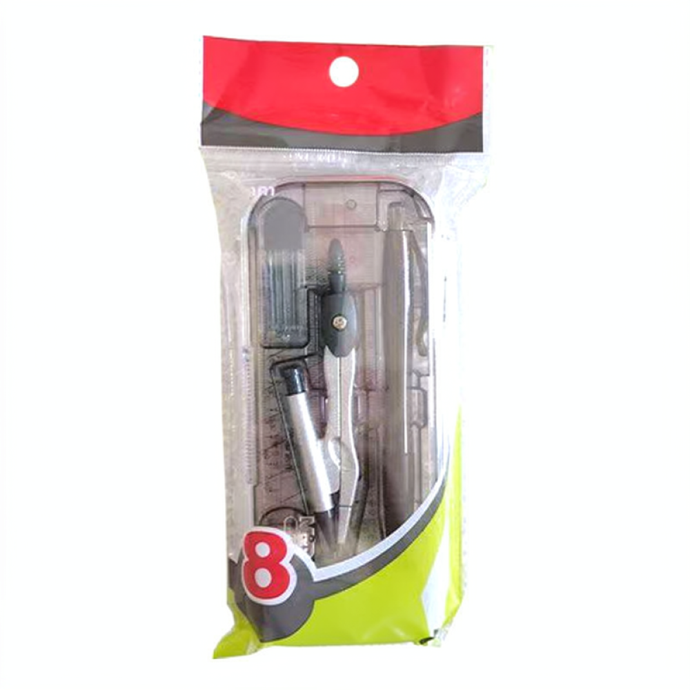 Peralatan Geometri Matematika  - Math Geometry Set With Compass ulasan dan harga