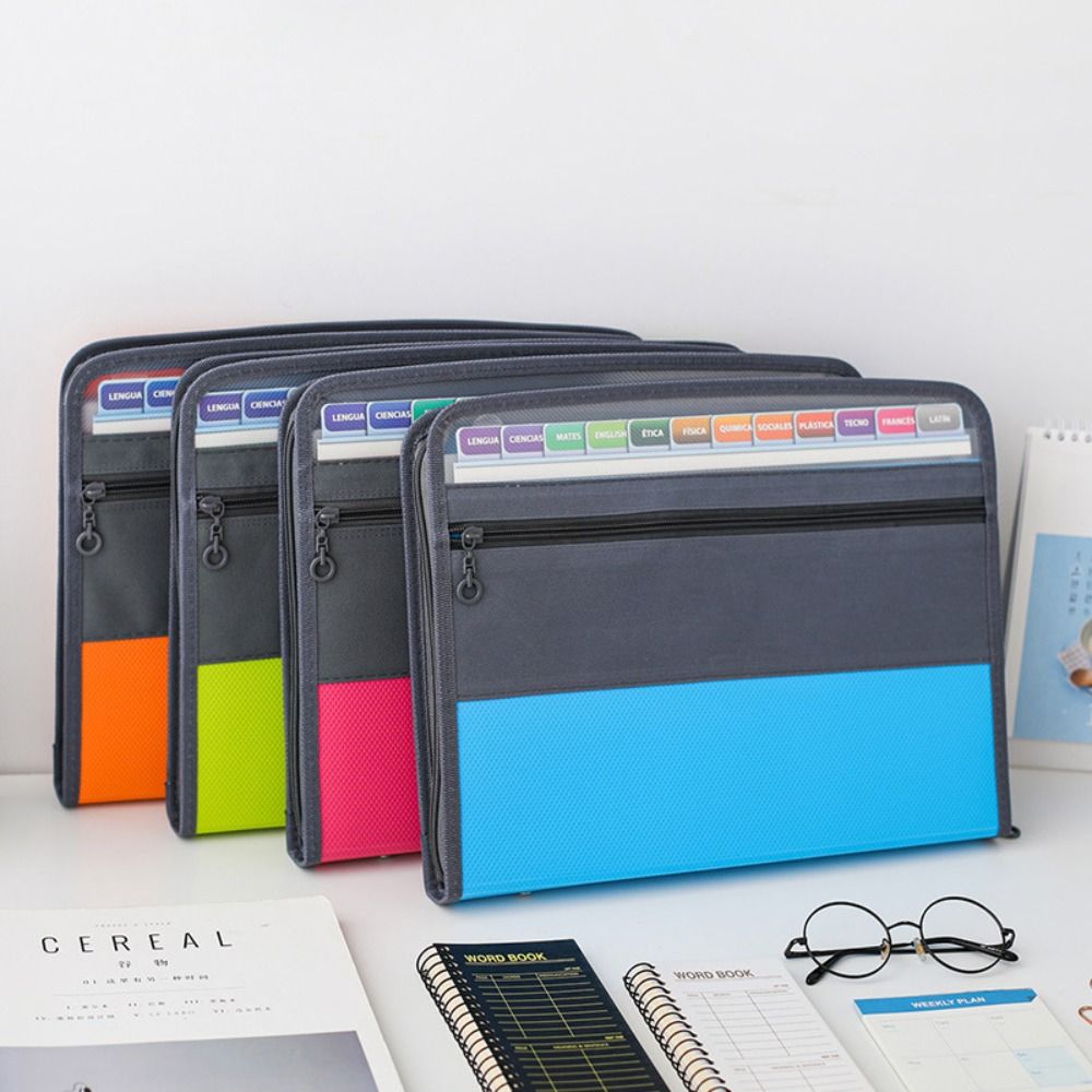Organizer File PVC Ukuran A4 D - Expandable Accordion File Folder 13 Pockets ulasan dan harga