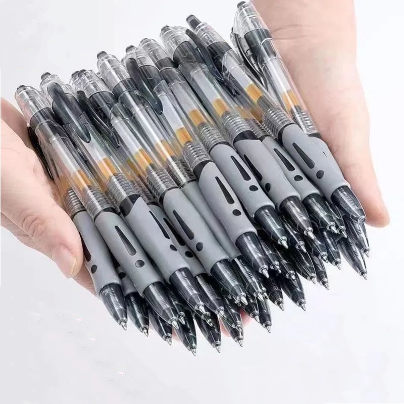 13/30pcs Set Pulpen Gel Retrac - Stationery ulasan dan harga