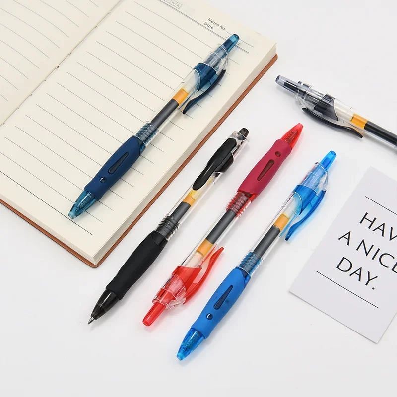 13/30pcs Set Pulpen Gel Retrac - Stationery ulasan dan harga