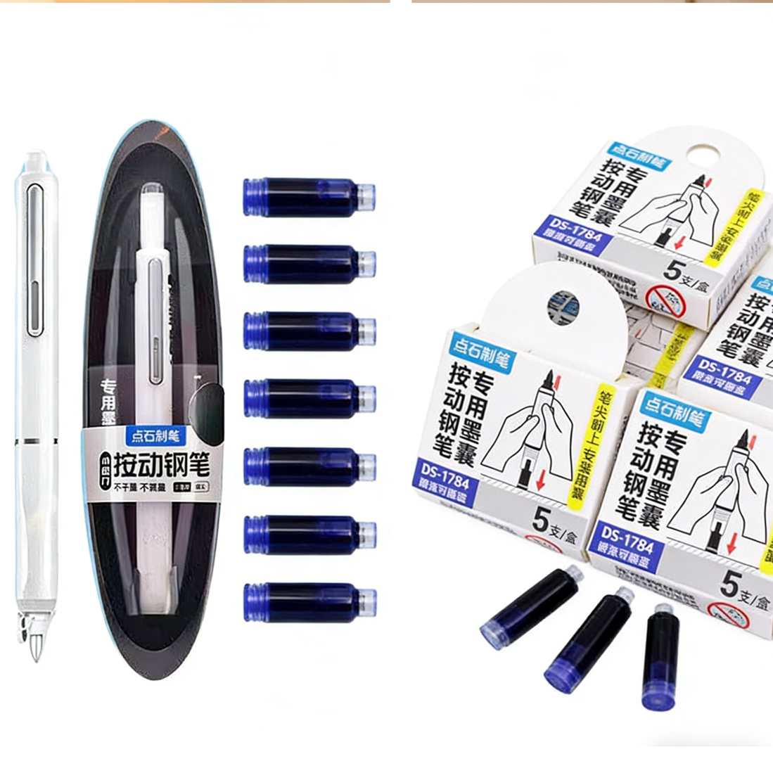 Pena Tekan Kapsul Ruang-Waktu  - Retractable Eraser Pen Click ulasan dan harga