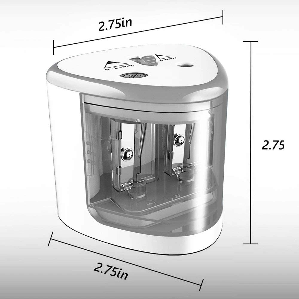 Tenwin Baru Dua Lubang Listrik - Electric Pencil Sharpener Usb ulasan dan harga
