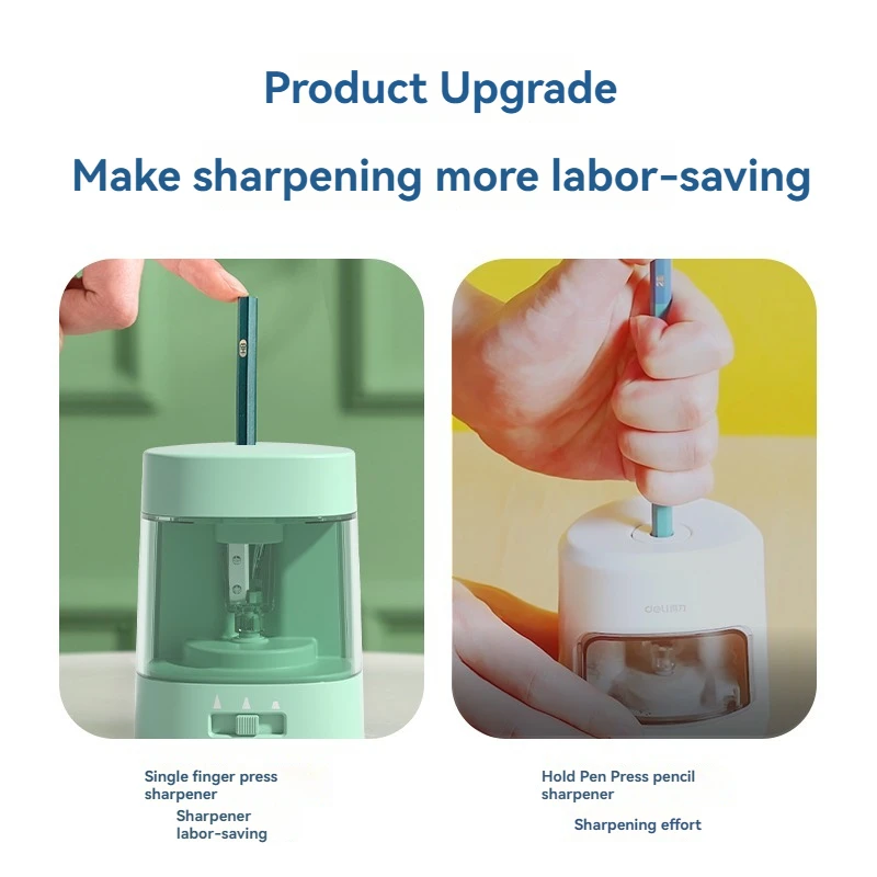Pengasah pensil elektrik Deli  - Electric Pencil Sharpener Usb ulasan dan harga