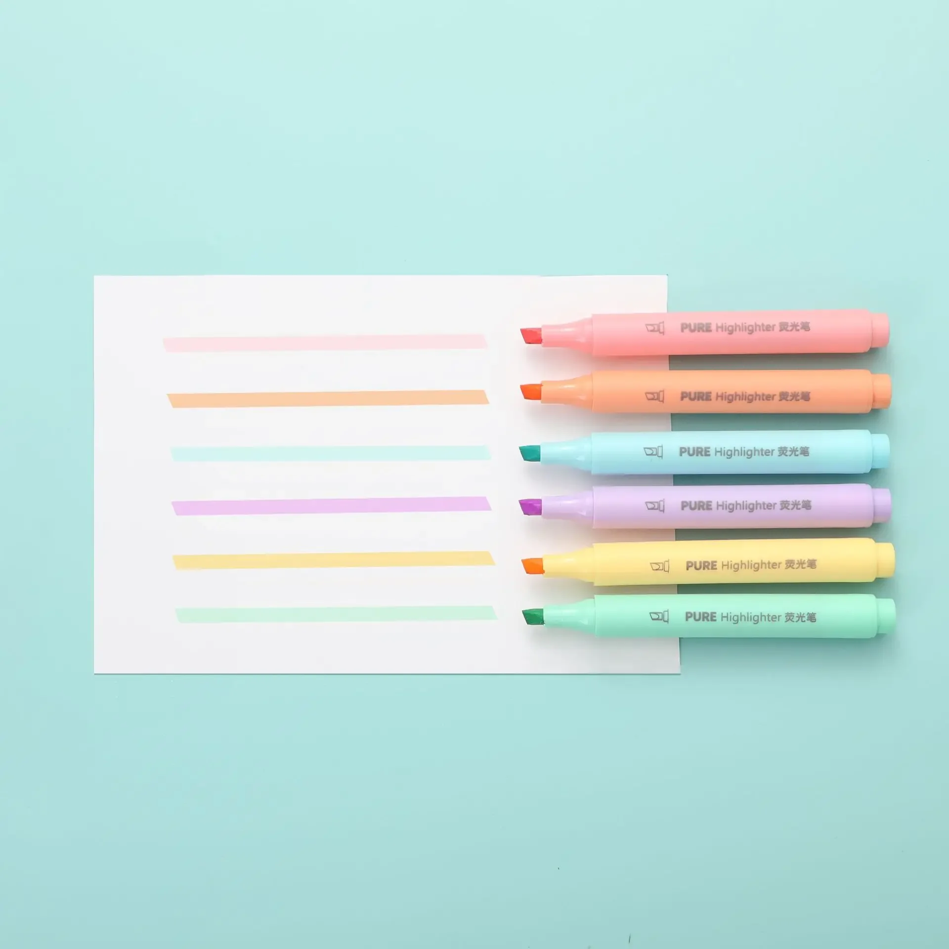 6 Buah Pena Stabilo Pastel-Set - Pastel Highlighter Set Double Ended ulasan dan harga