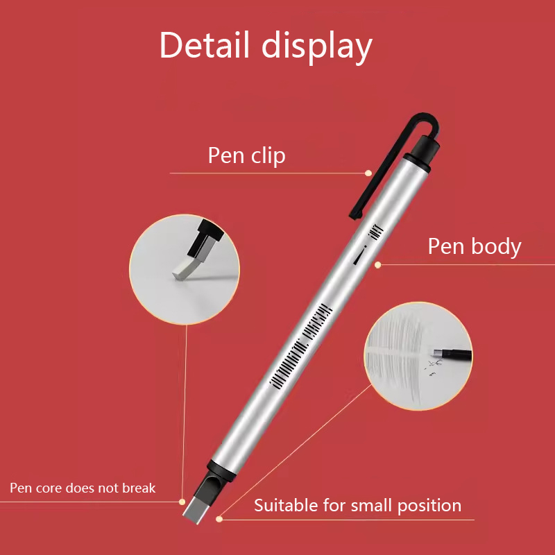Ditarik klik penghapus mekanik - Retractable Eraser Pen Click ulasan dan harga