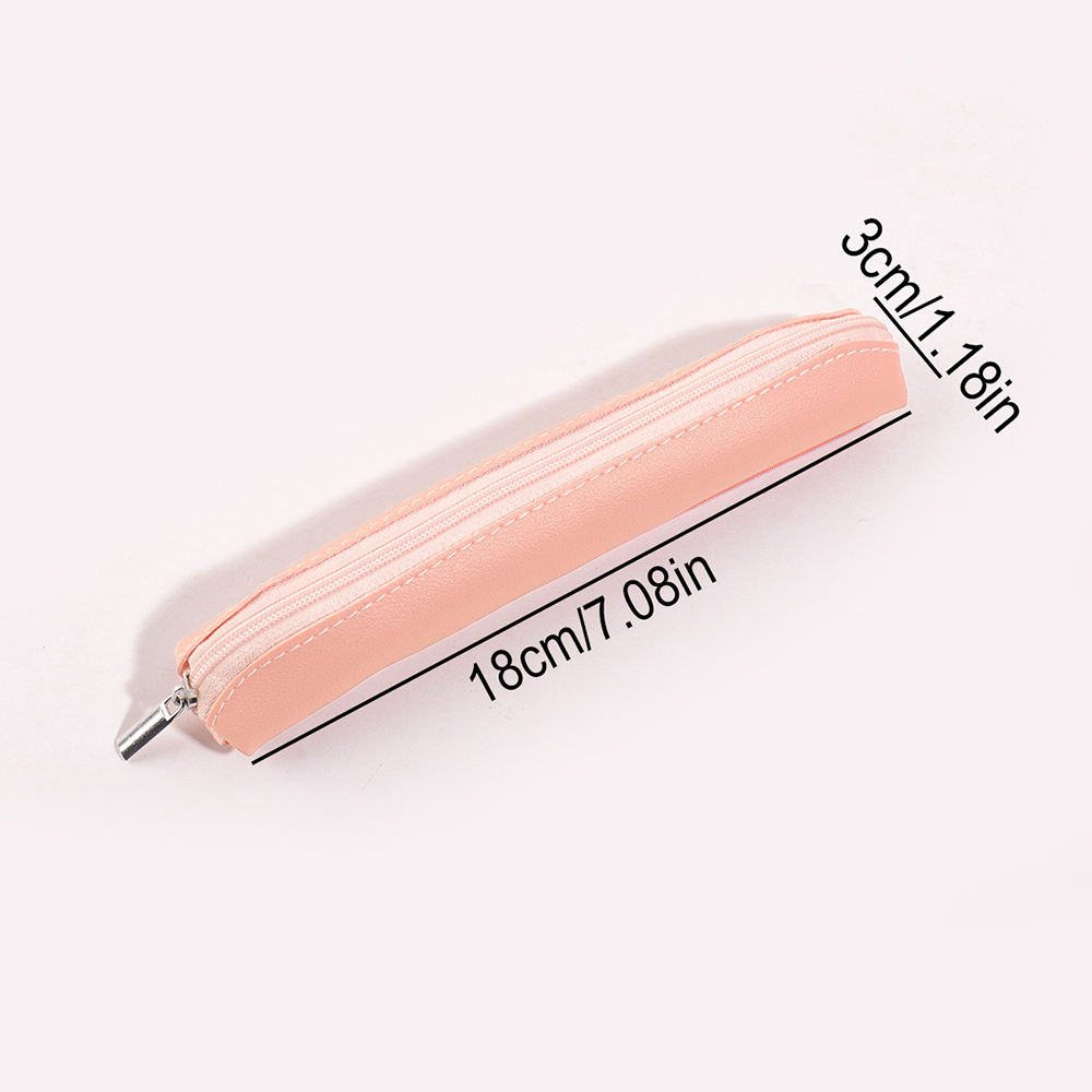 Tempat Pensil Kulit PU dengan  - Stationery ulasan dan harga
