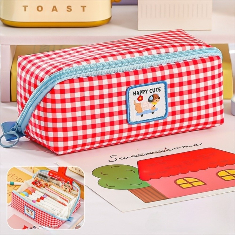 Kotak Pensil Gaya Korea Kapasi - Aesthetic Large Pencil Case Pouch ulasan dan harga