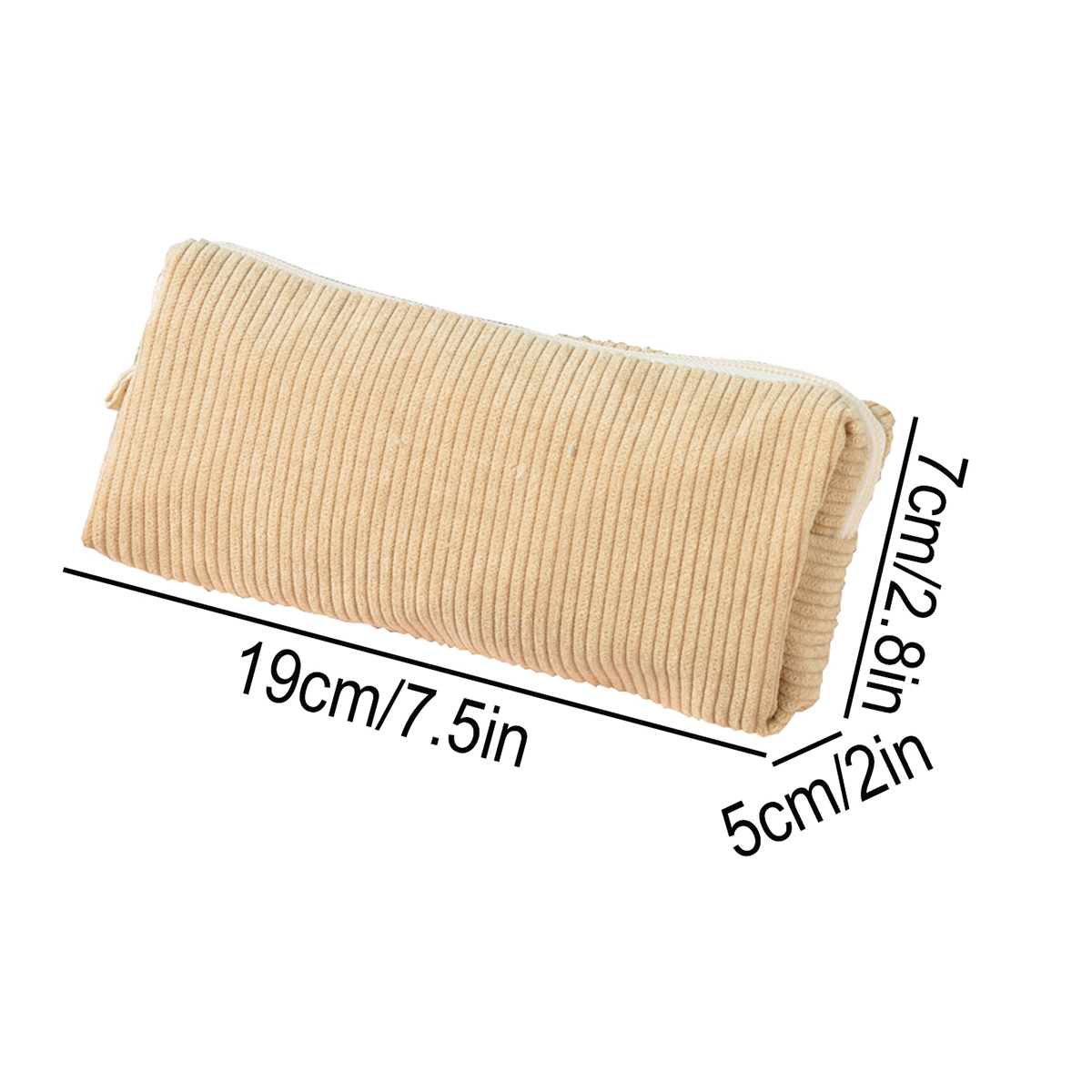 Tempat Pensil Korduroi Sederha - Aesthetic Large Pencil Case Pouch ulasan dan harga
