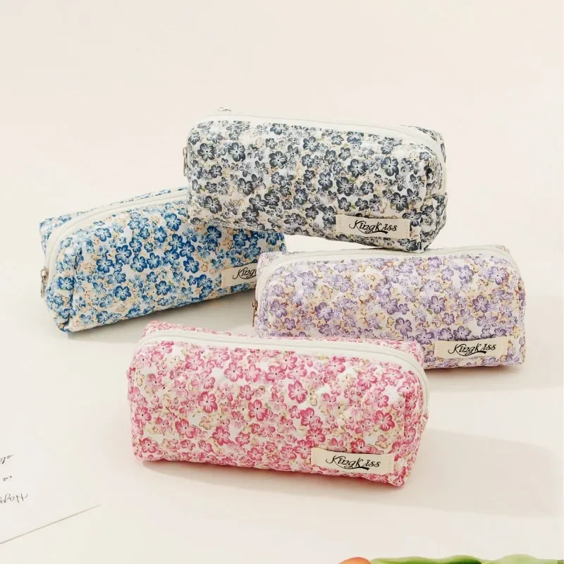 1 buah tempat pensil motif bun - Aesthetic Large Pencil Case Pouch ulasan dan harga