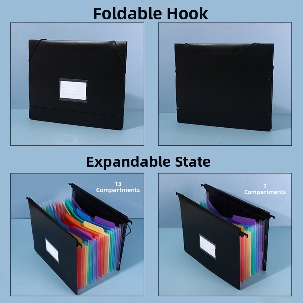 Folder File Akordeon 7/13 Kant - Expandable Accordion File Folder 13 Pockets ulasan dan harga