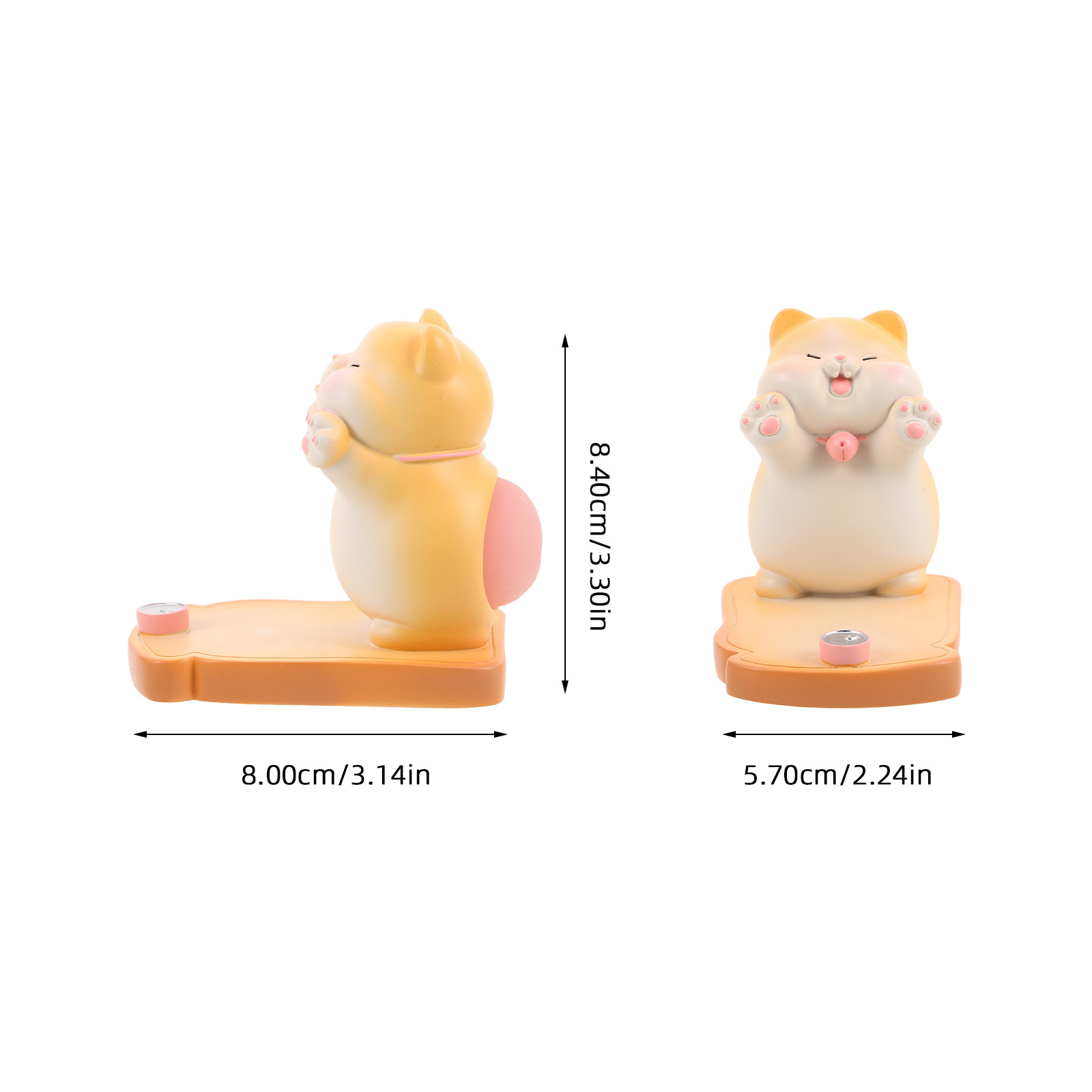 Penyangga Ponsel Kucing Lucu D - Desk Accessories ulasan dan harga