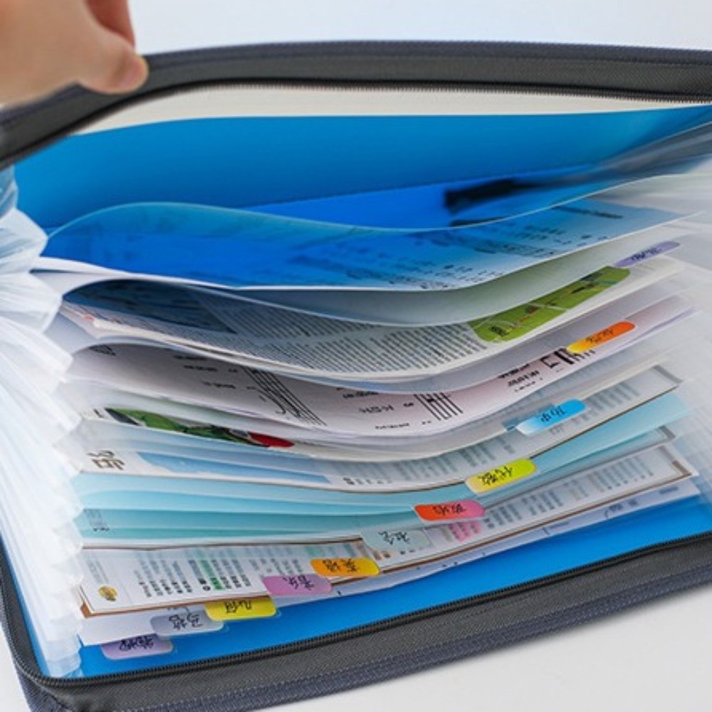Folder File Ekspansi 13 Kanton - Expandable Accordion File Folder 13 Pockets ulasan dan harga