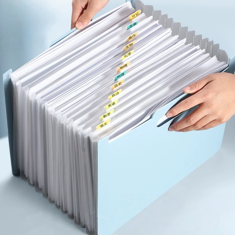 Organizer File Akordeon 13 Kan - Expandable Accordion File Folder 13 Pockets ulasan dan harga
