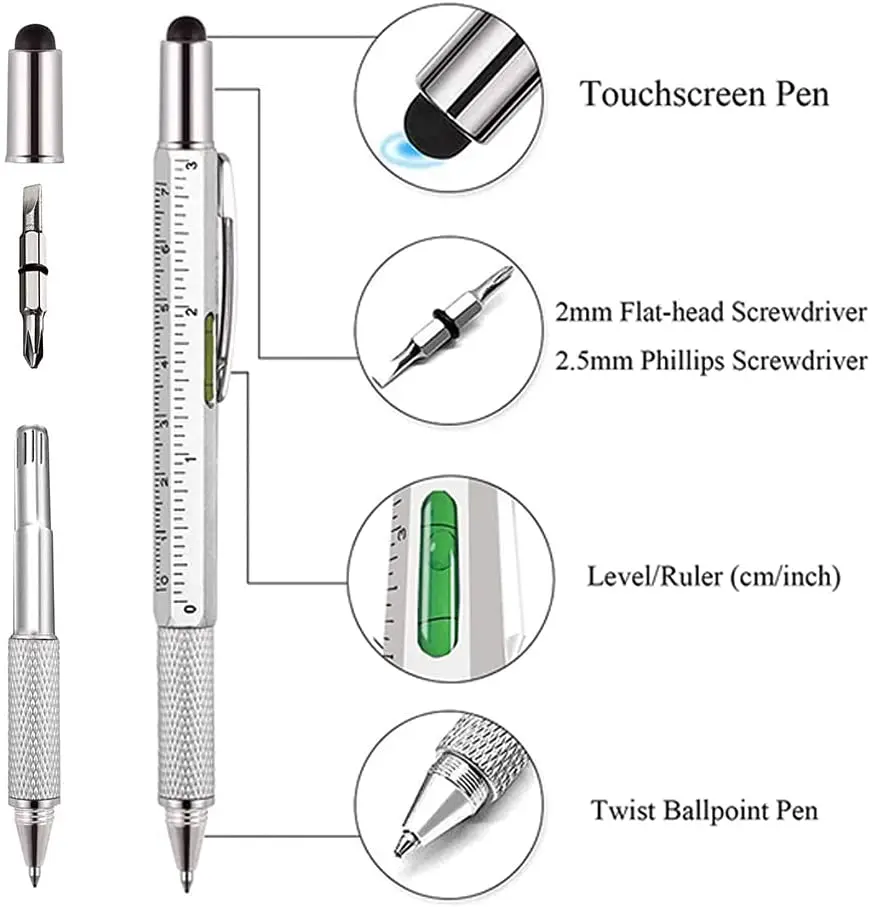 Pena Multifungsi 7 in 1 Pena K - Writing Tools ulasan dan harga