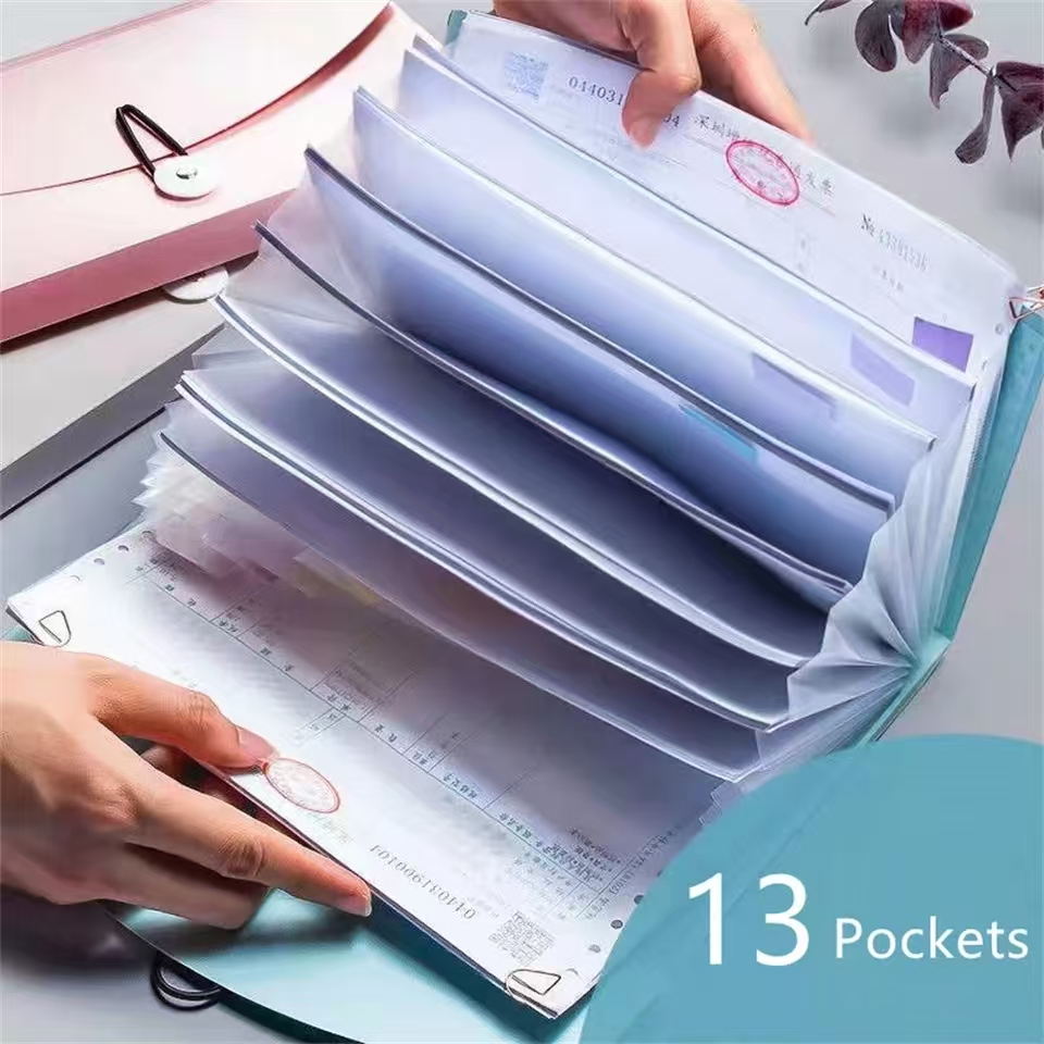 Organizer File Ekspansiabel de - Expandable Accordion File Folder 13 Pockets ulasan dan harga